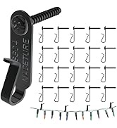 NACETURE String Light Hanger Hooks- Stainless Steel Light Clips, Outdoor Small Screw Hook for Chr...