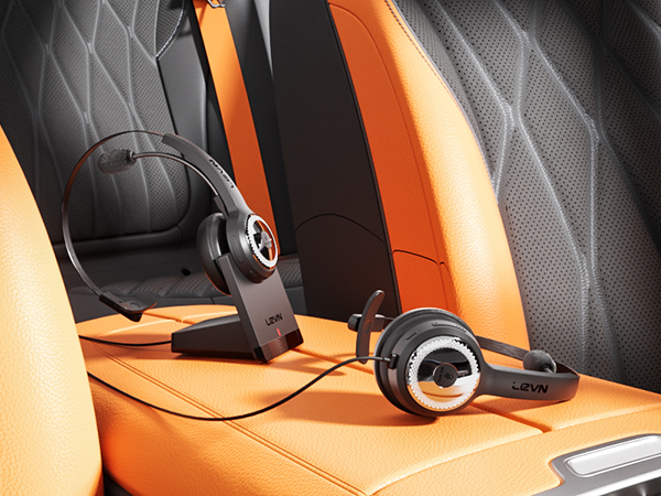 wireless headset with mic for work