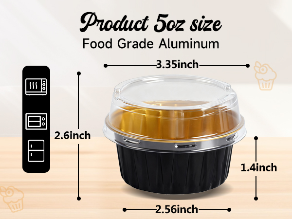 Round Mini Cake Pans with Lids