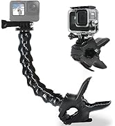 FiTSTILL Jaws Flex Clamp Mount with Adjustable Gooseneck 8-Section Compatible with Go Pro Hero 13...
