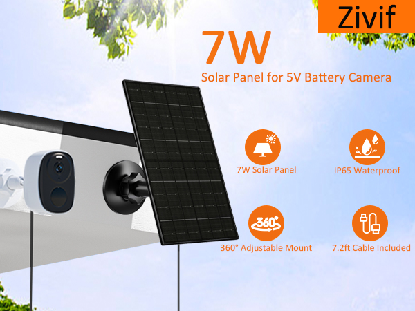 7W Solar Panel