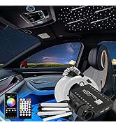AKEPO 3in1 Fiber Optic Lights Kit APP Control Headliner Light, Shooting Star+Music Sync Activated...