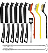 Crevice Cleaning Brush Set,Hard Bristle Grout Scrub Brushes,Household Cleaning Brushes,Gap Cleani...