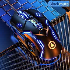 black mute mouse