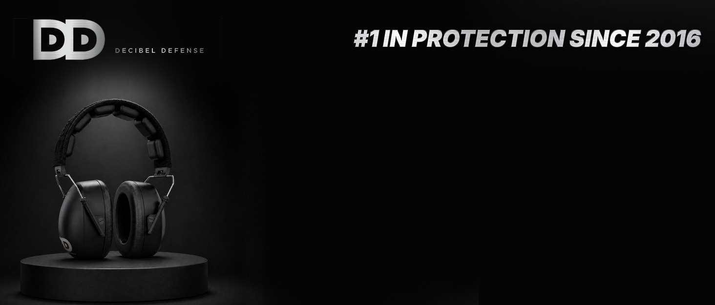 decibel defense shooting ear protection noise reduction noise cancelling ear muffs gun range