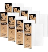 Chell 16" x 24" Trifold Poster Board, Small Corrugated Project Boards, White, 8 Pack