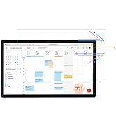 i-Tensodo Anti Blue Light Screen Protector for 27 Inch Digital Calendar Wall Touch Screen, Eye Pr...