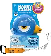 Handy Famm 8Ft Animal-Shaped Kids Tape Measure, Level & Protractor Angle Finder, Fun Educational ...