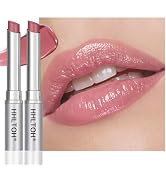 HHLTOH 2PCS Honey Lipstick Tinted Lip Balm - Sheer Hydrating Lipstick for All Skin Tones - Moistu...