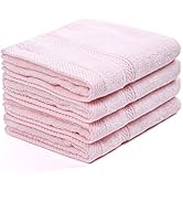 Mother-Earth 4 Pcs Modal Cotton Fingertip Towels - Extra Absorbent and Soft Terry Bathroom Towels...