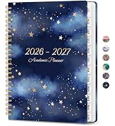 Planner 2026-2027, Monthly and Weekly Academic Planner July 2026 - June 2027, Hardcover Student T...