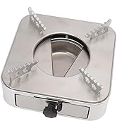 Alcohol Stove,Portable Camping Stove,Stainless Steel Silver One Piece Design Drawer Structure Spi...