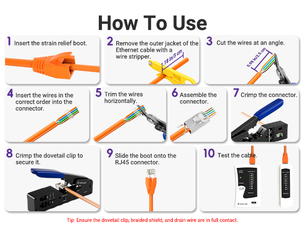 how to use crimp tool kit