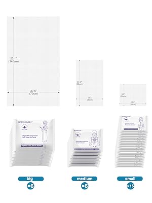 Various sizes towels