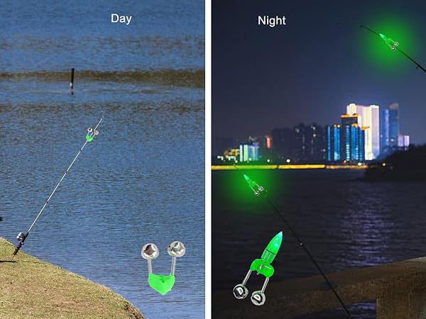 day night fishing bells bell alone for day light up bell for night catfish fishing mobile
