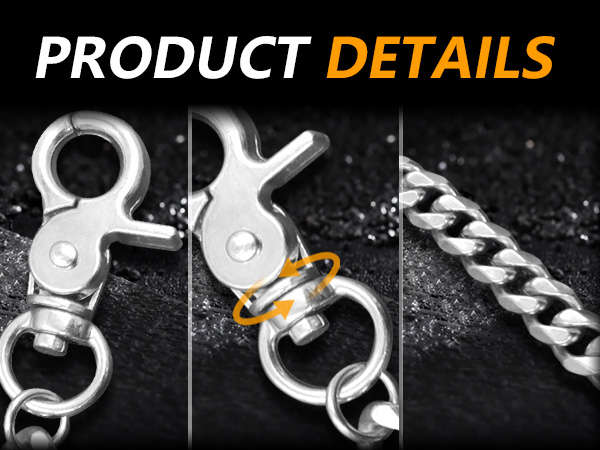 wallet with chain,wallet chains,pocket chain,chains for jeans