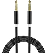 Alitutumao 3.5mm Stereo Audio Cable, 3.3FT, Black, Compatible with JBL Portable Speakers, Headpho...