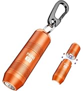 Acoszero EDC Mini Flashlights High Lumens LED Pocket Keychain Magnetic Activation Flashlight Type...