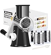 Cambom Rotary Cheese Grater Cheese Shredder - Kitchen Manual Cheese Grater with Handle Vegetable ...