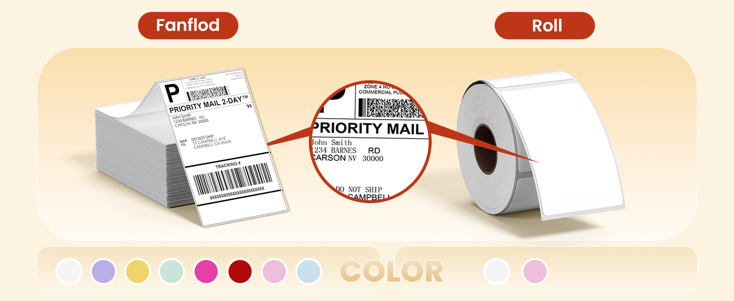 4x6 Thermal Label Printer Paper