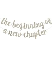 BEISHIDA The Beginning of A New Chapter Banner, Farewell party decorations,Happy retirement Suppl...