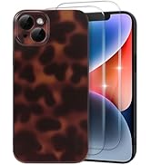 MYY Cute Phone Case for iPhone 14 Case Amber Leopard Full Camera Protective Slim Shockproof Aesth...