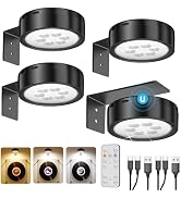 USB Rechargeable Wall Light Over Picture Frame, 2600mAh Battery Operated Wall Art Lighting for Pa...