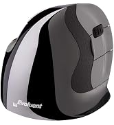 Evoluent VMDMW Vertical Mouse 4 for Right Hand – Ergonomic Mouse Wireless USB, Helps Reduce Carpa...