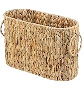 Toilet Paper Storage, Water Hyacinth Bathroom Toilet Paper Basket for Storage, Toilet Paper Holde...