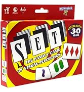 SET Enterprises SET - The Family Card Game of Visual Perception - Race to Find The Matches, For A...