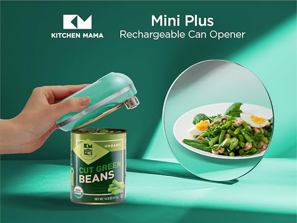 Rechargeable Electric Can Opener, Compact Can Opener, USB-C Can Opener, Hands-Free Can Opener