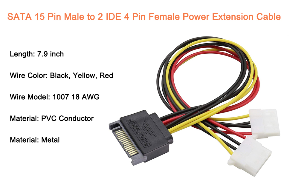 This power cord connector is made of plastic, which is durable.