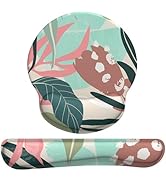 Mouse Pad and Keyboard Wrist Rest - Colorful Wrist Rest for Computer Keyboard, Ergonomic Mouse Pa...
