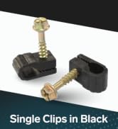 STEREN Coaxial Cable Clips - Cable Holder - Wire Clips - Siding Clips For Hanging - Cord Holder F...