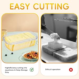 Butter Dish with Cutter Slicer