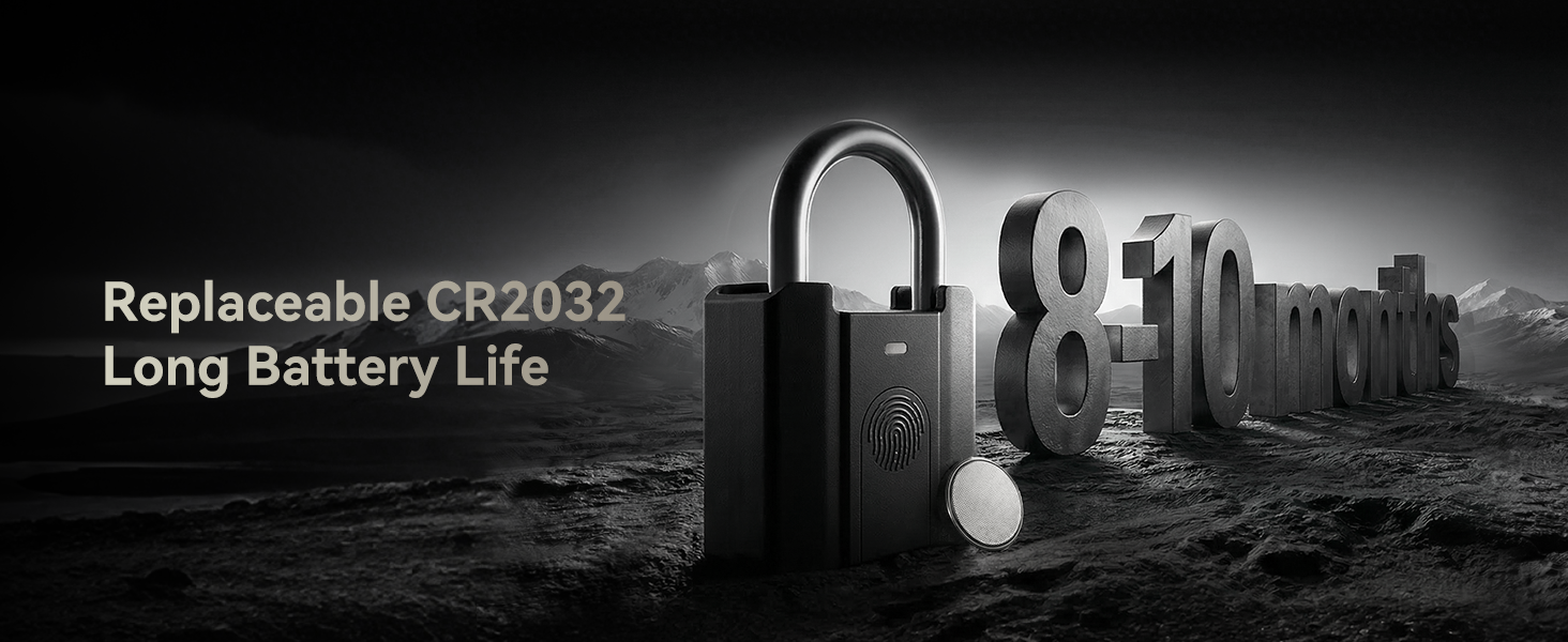 Replaceable CR2032, Long Battery Life