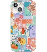 Casely iPhone 15 Case | Tropical Heat | Beachy Collage | Slim Design | Classic Ultralight | Compa...