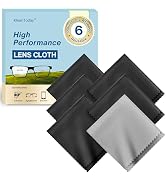 6 Pack Japanese-Style Premium Microfiber Glasses Cleaning Cloth Streak & Scratch-Free Lens Cleani...