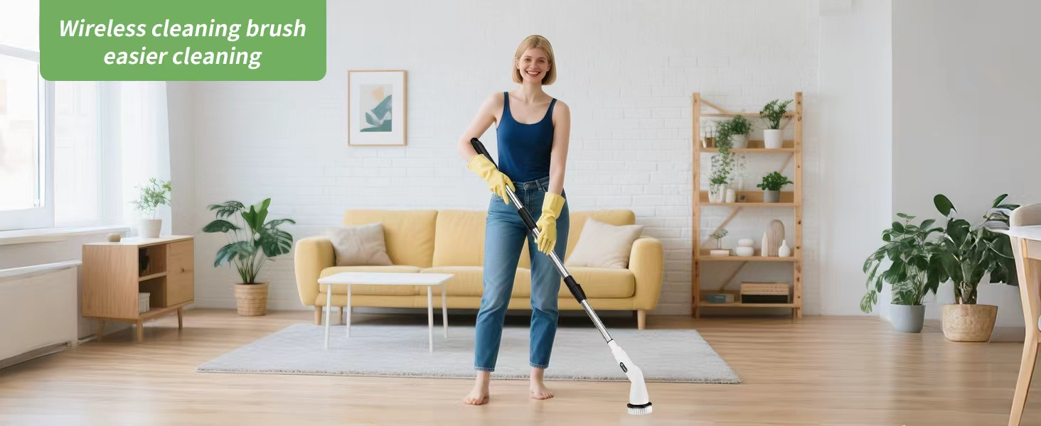 shower brush for cleaning shower scrubber with long handle bathroom cleaning brush