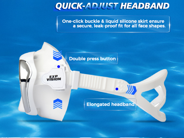 Scuba Diving Mask Snorkel Goggles, Adult Mirror Swim Mask Single Lens Swim Goggles wIith Nose Cover