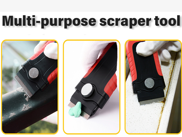 Paint Scraper for Glass Labels Decals Sticker Adhesive Tape Stovetop