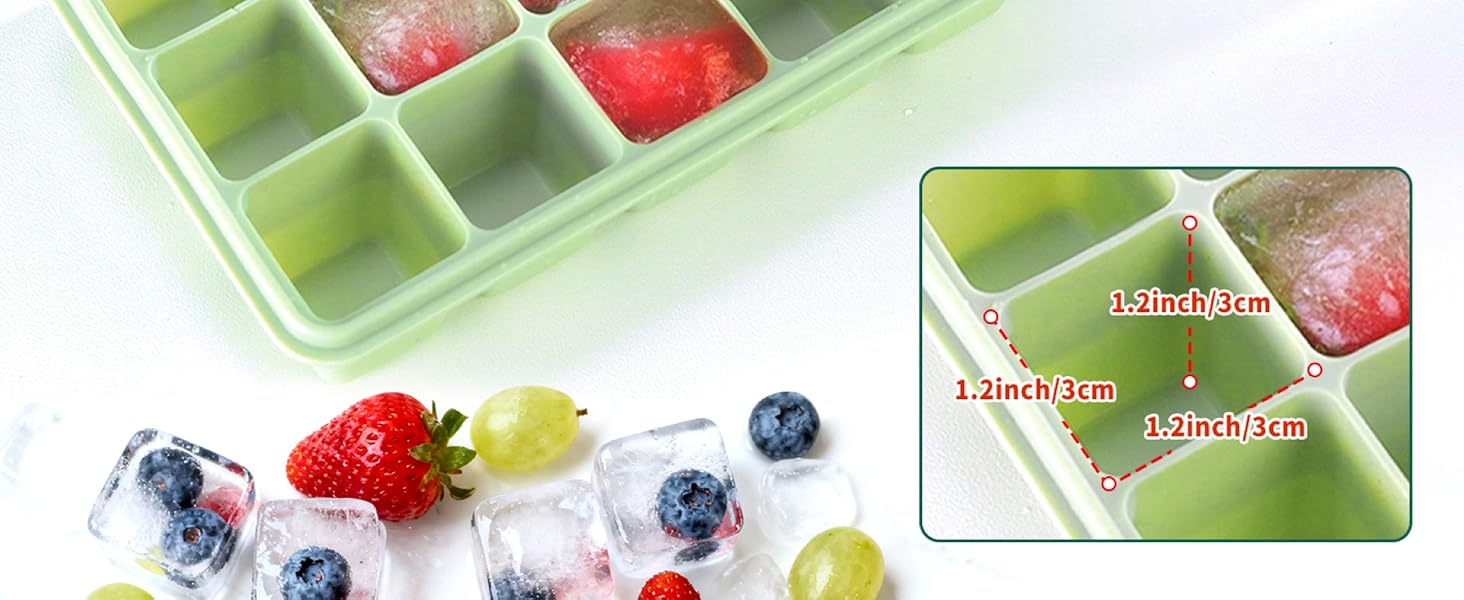 perfect ice cubes tray use for baby food, juice,