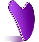 Nuanchu Stainless Steel Gua Sha Facial Tools Lymphatic Drainage Massager Guasha for Face Metal Gu...