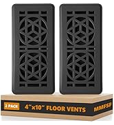 2 Pack Floor Vent Covers, Floor Register 4x10, Heavy Duty Walkable Steel Vent Cover, Adjustable D...