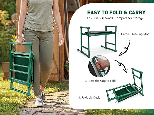 Rifpod Garden Kneeler and Seat Green