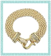 UNY Jewelry Antique Fashion Popcorn Chain Designer Brand Inspired Women Unique Bracelets