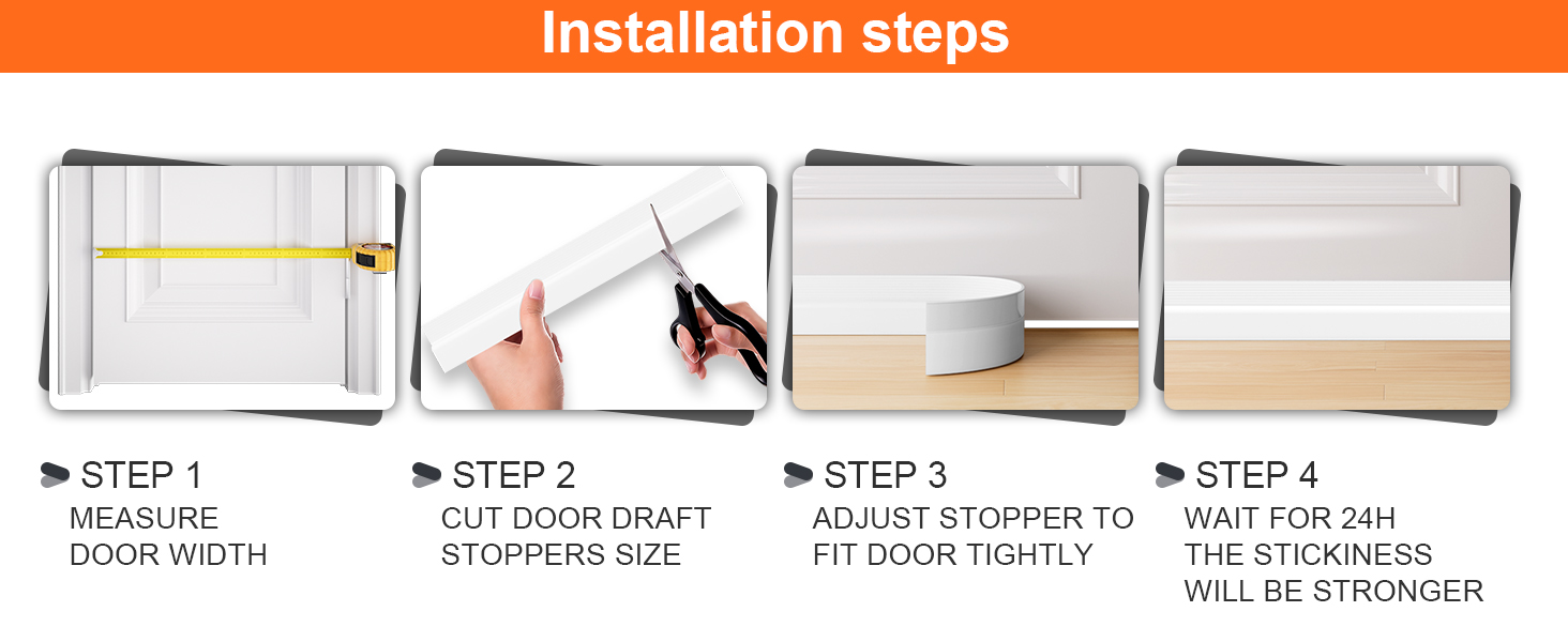 OXRQ Door Draft Stopper for Bottom of Door