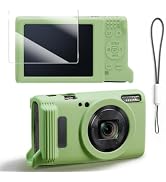Tedubax Silicone Case for Canon PowerShot ELPH 360/IXY 650 with Screen Protector and Lanyard,Soft...