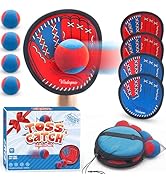 Toss and Catch Ball Game, Kids Toddler Baseball Glove & Catch Ball Toys, Outdoor Games for Family...