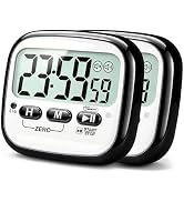 AyayaBoss 2-Pack Magnetic Kitchen Timers for Cooking, Digital Stop Watch Countdown Timer for Kids...